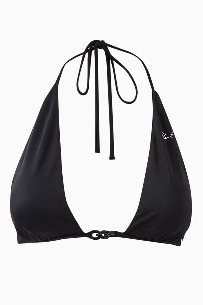

DNA Triangle Bikini Bra, Black