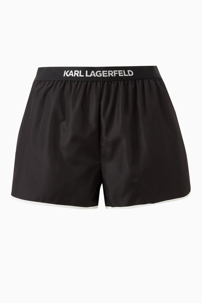 

Varsity Logo Shorts, Black