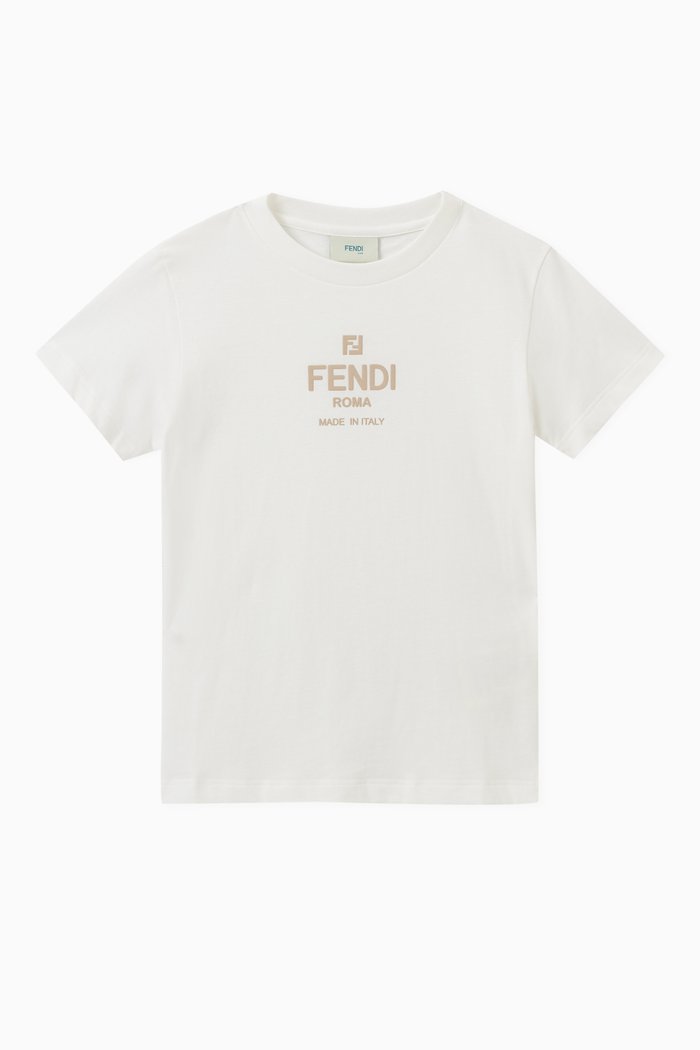 

Logo-print T-shirt in Cotton, White