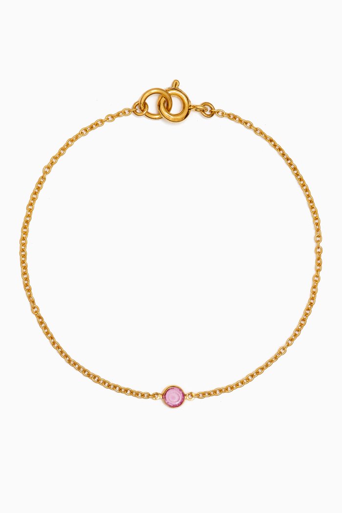 

1970s Faux Amethyst Swarovski Crystal Bracelet in 18kt Gold-plated Metal