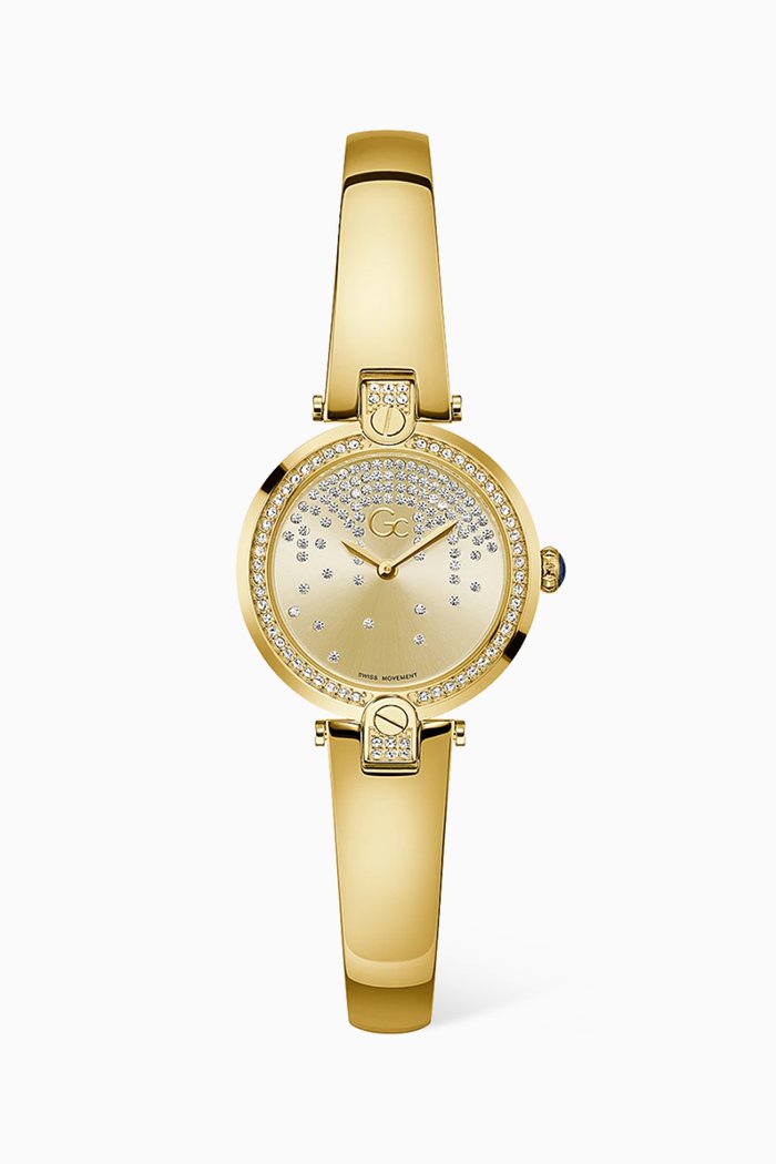 

Fusion Bangle Quartz Stainless Steel Watch, 28mm, Gold