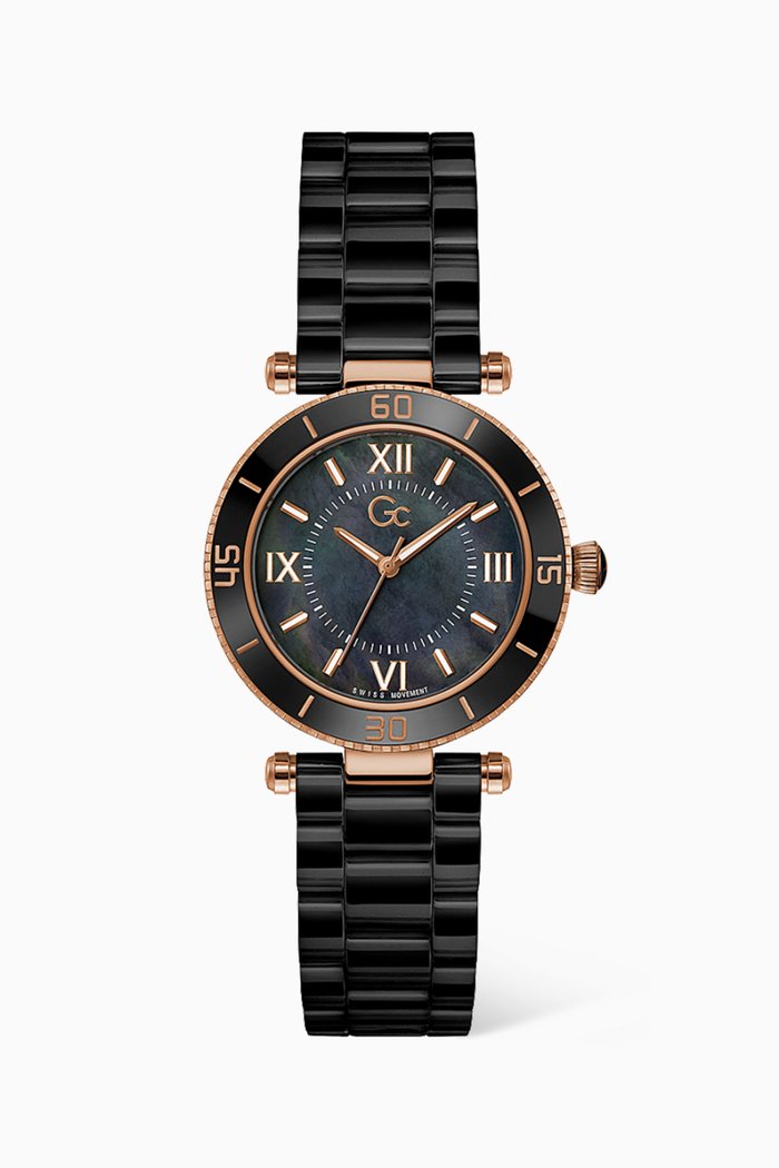 

Muse Ceramic Quartz Watch, 34mm, Black