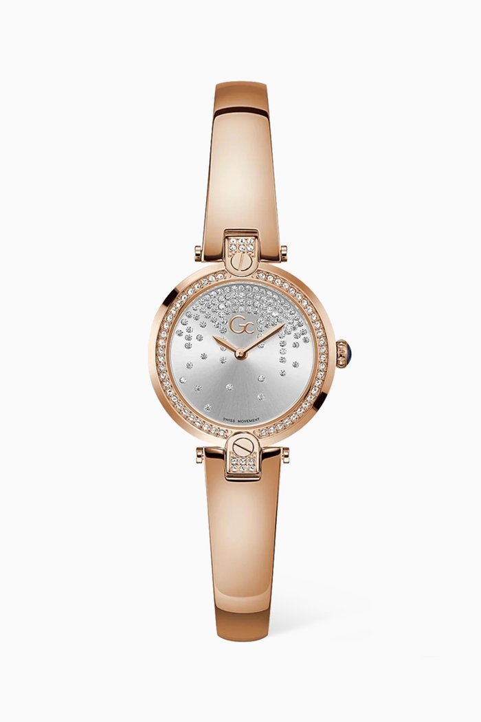 

Fusion Bangle Cable Quartz Stainless Steel Watch, 28mm, Rose gold