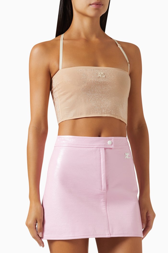 

Lingerie Diamonds Brassiere Top in Nylon-jersey, Neutral
