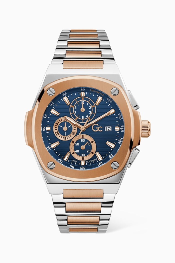 

Coussin Chrono Stainless Steel Watch, 44mm, Blue
