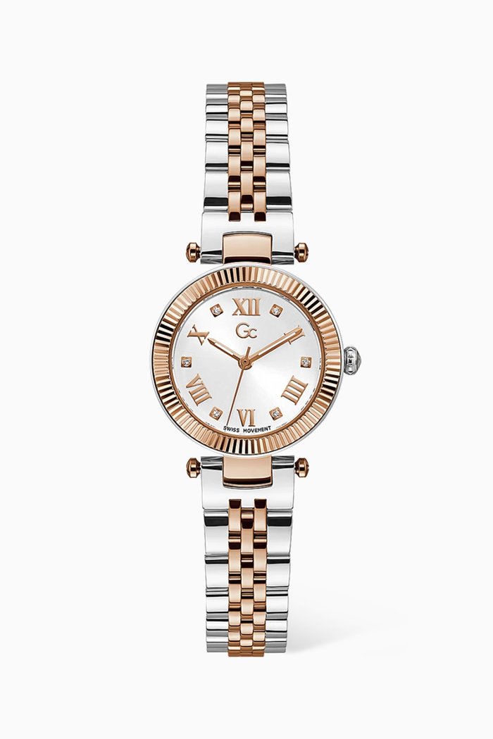 

Flair Quartz Stainless Steel Watch, 28mm, White