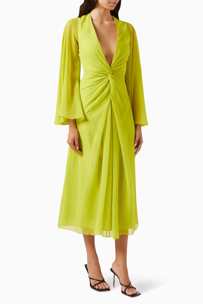 

Hauwa Midi Dress, Green