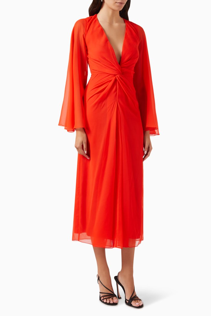 

Hauwa Midi Dress, Orange