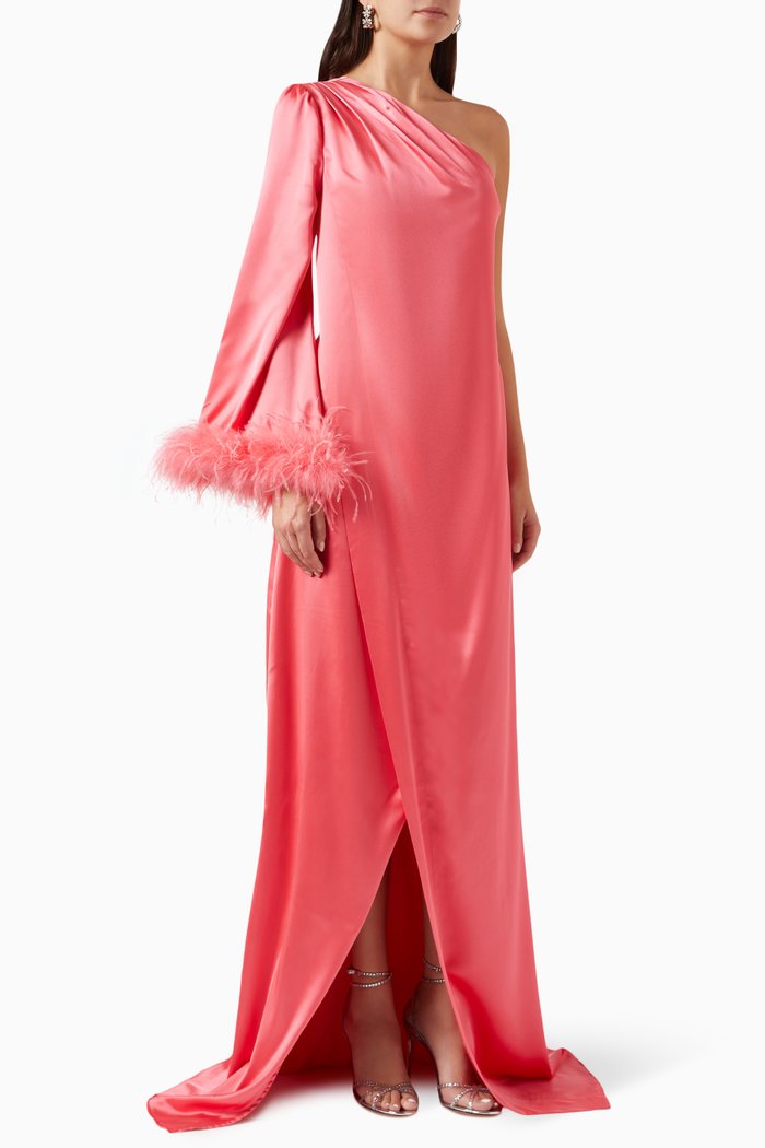 

Jummai One-shoulder Maxi Dress, Pink