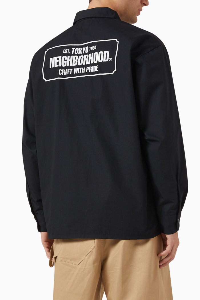 

Classic Work Shirt in Nylon Blend, Black