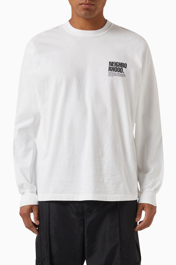 

Logo Printed T-shirt in Cotton, White