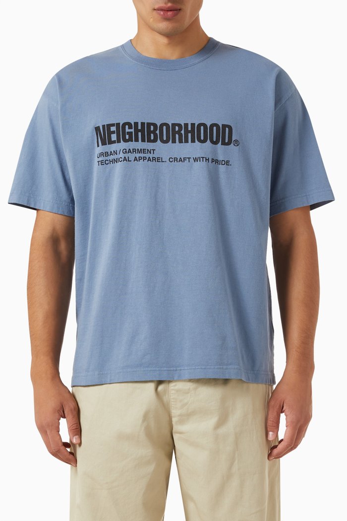 NH T-shirt in Cotton Jersey, Blue
