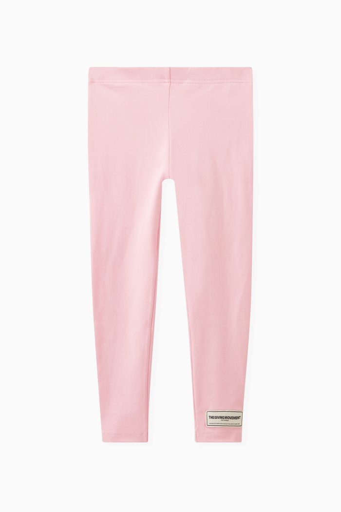 

Logo Leggings in Recycled Softskin100©, Pink