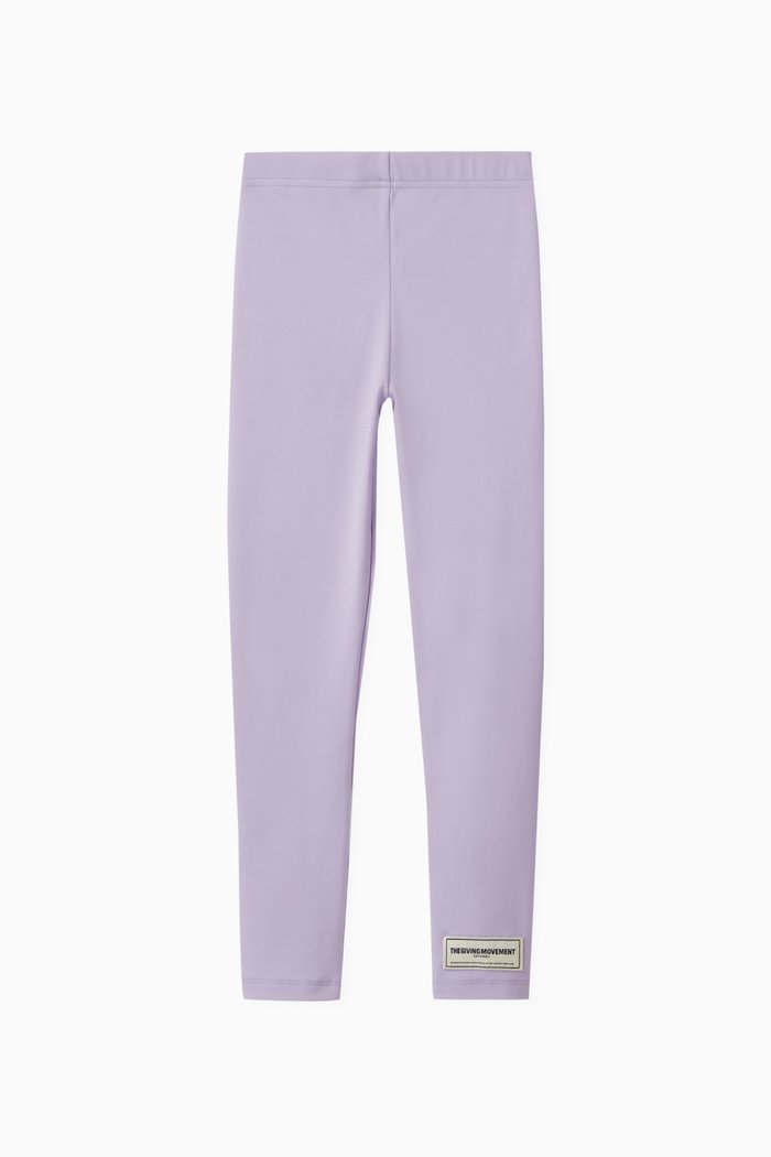 

Logo Leggings in Recycled Softskin100©, Purple