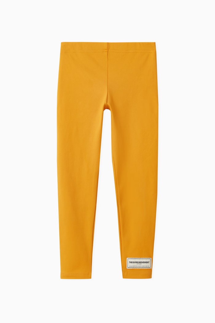 

Logo Leggings in Recycled Softskin100©, Orange