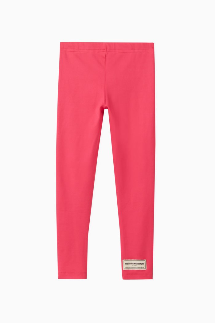 

Logo Leggings in Recycled Softskin100©, Pink