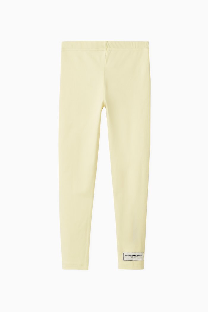 

Logo Leggings in Recycled Softskin100©, Yellow