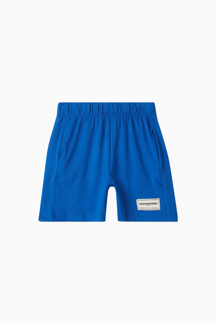 

Logo Shorts in Light Softskin100©, Blue