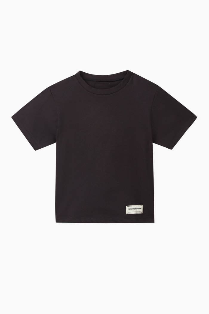 

Logo T-shirt in Recycled Softskin100©, Black