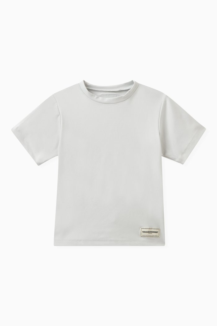 

Logo T-shirt in Recycled Softskin100©, Grey