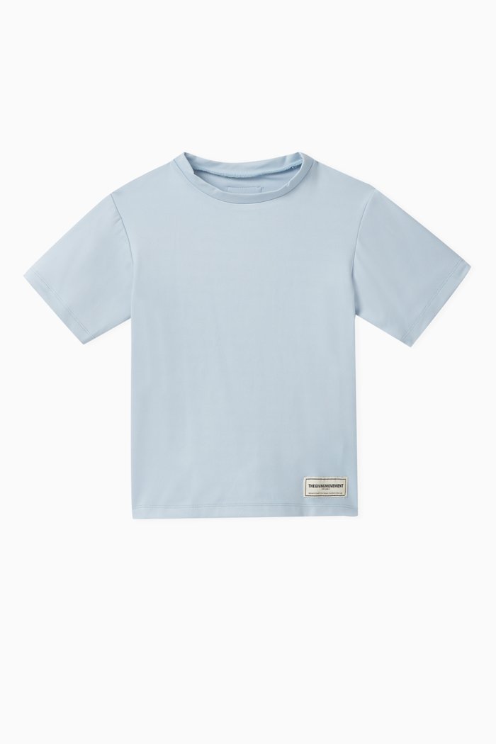 

Logo T-shirt in Recycled Softskin100©, Blue