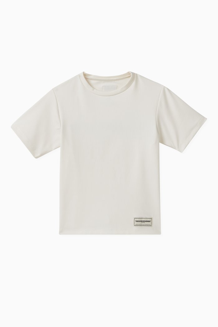 

Logo T-shirt in Recycled Softskin100©, Neutral