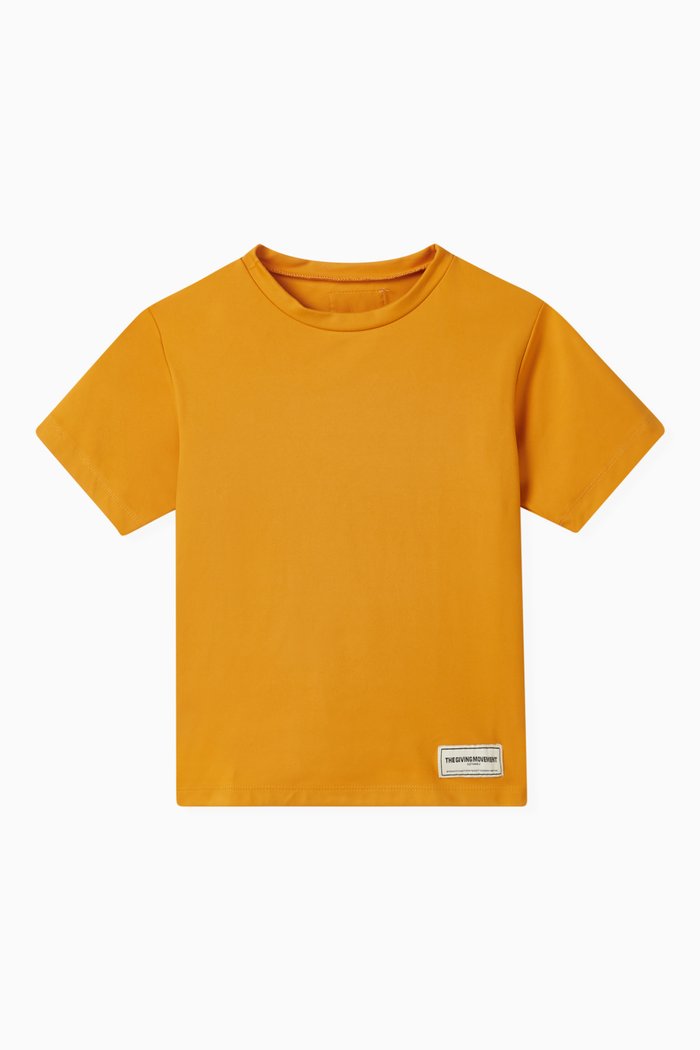 

Logo T-shirt in Recycled Softskin100©, Orange