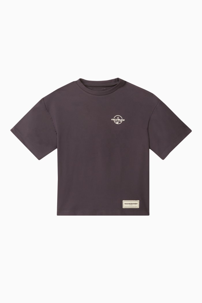 

Logo Oversized T-shirt in Recycled Softskin100©, Grey