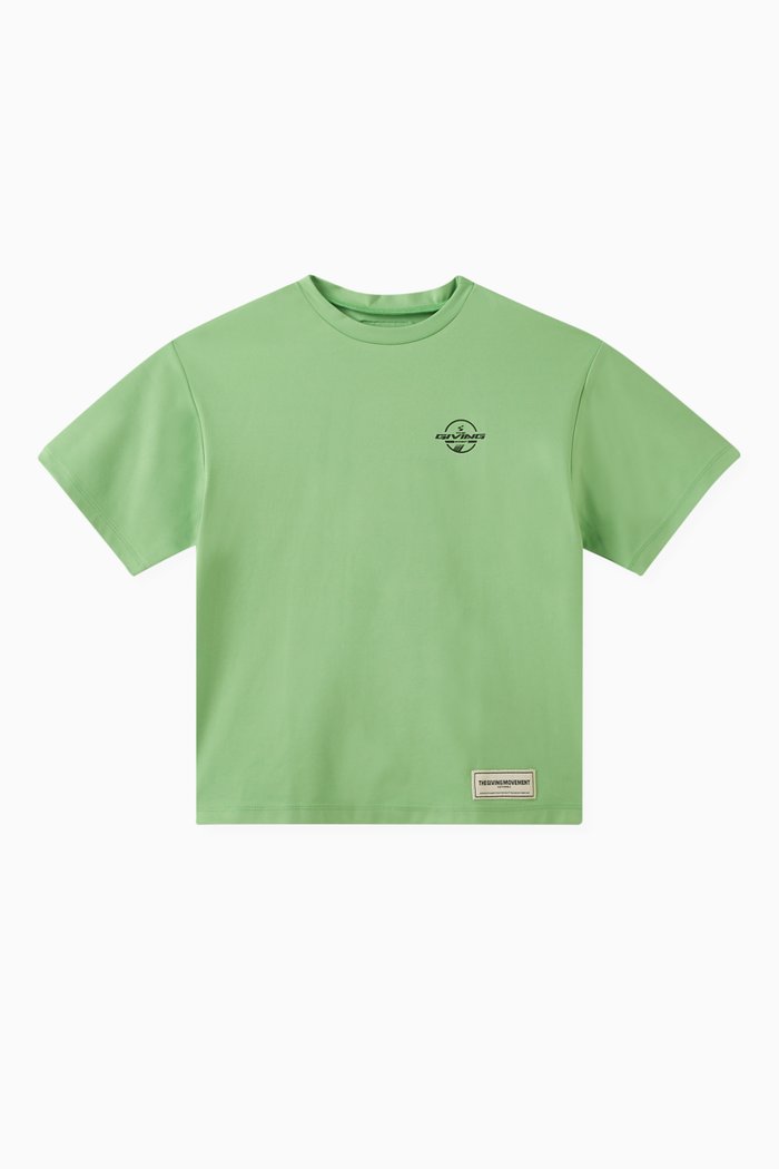 

Logo Oversized T-shirt in Recycled Softskin100©, Green
