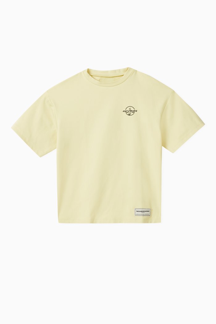 

Logo Oversized T-shirt in Recycled Softskin100©, Yellow