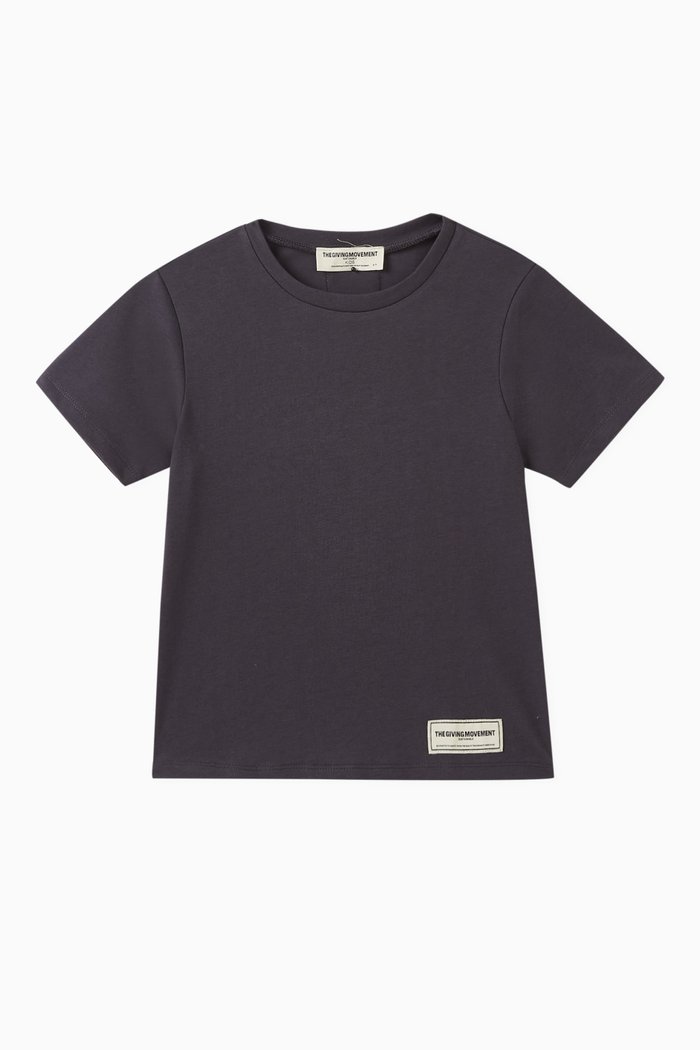

Logo T-shirt in Organic Cotton Jersey, Grey