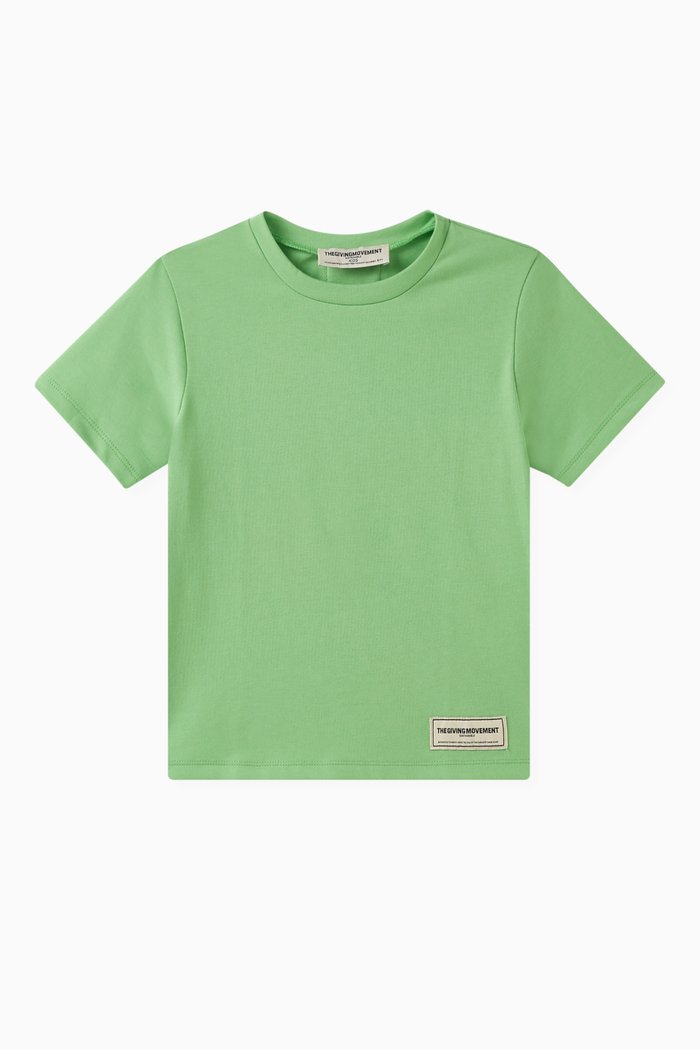 

Logo T-shirt in Organic Cotton Jersey, Green