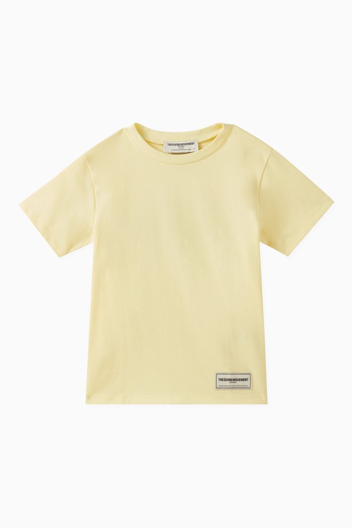 

Logo T-shirt in Organic Cotton Jersey, Yellow