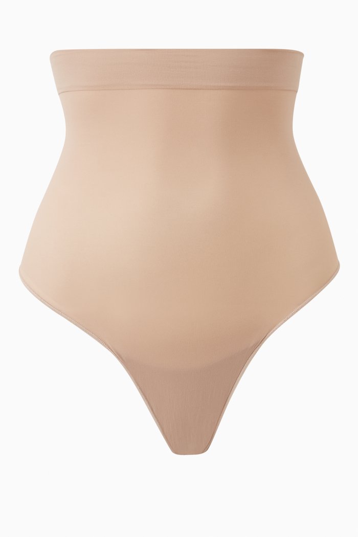 

Everyday Sculpt High-Waist Thong, Grey