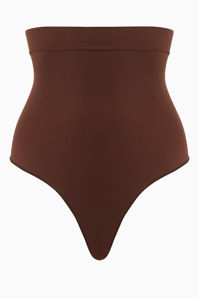 

Everyday Sculpt High-Waist Thong, Brown