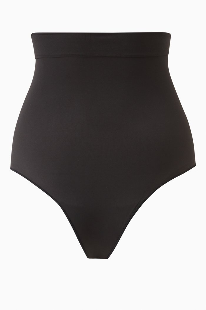 

Everyday Sculpt High-Waist Thong, Black
