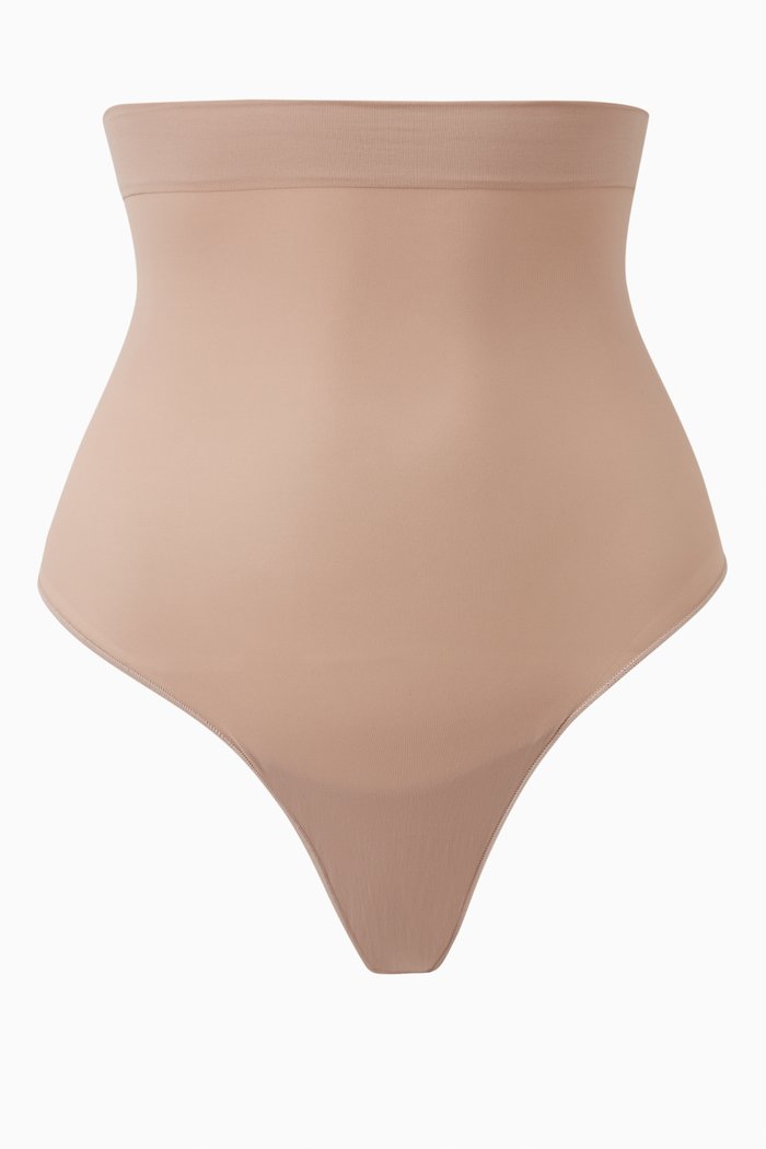 

Everyday Sculpt High-Waist Thong, Brown