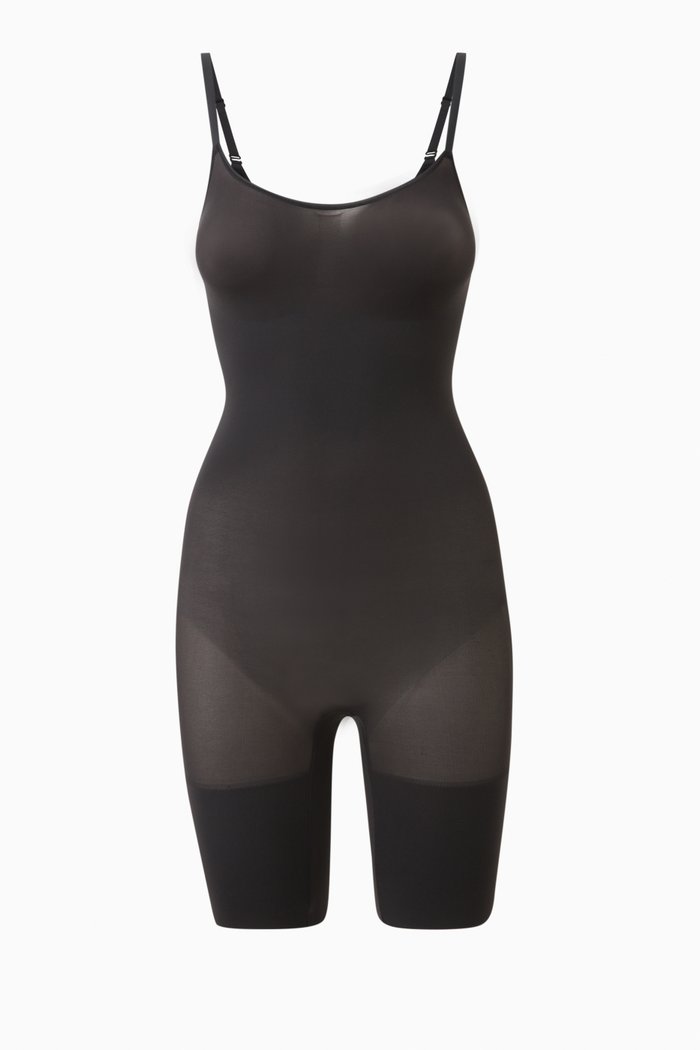 

Everyday Sculpt Mid-Thigh Bodysuit, Black