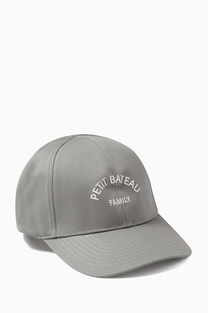 

Embroidered Logo Cap in Cotton, Green