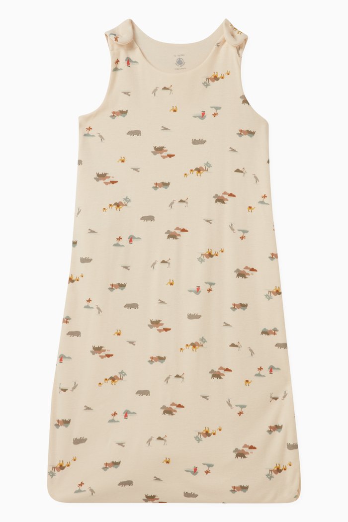 

Floral Sleeping Bag in Cotton, Multicolour