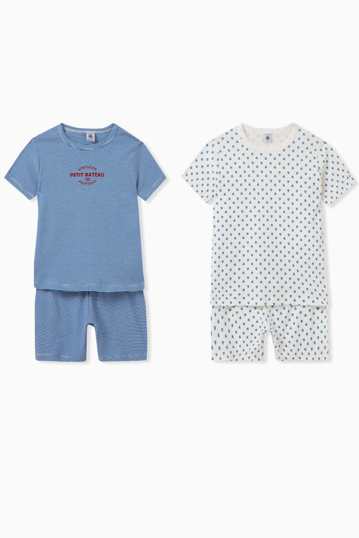 

Pyjamas in Cotton, Set of Two, Multicolour