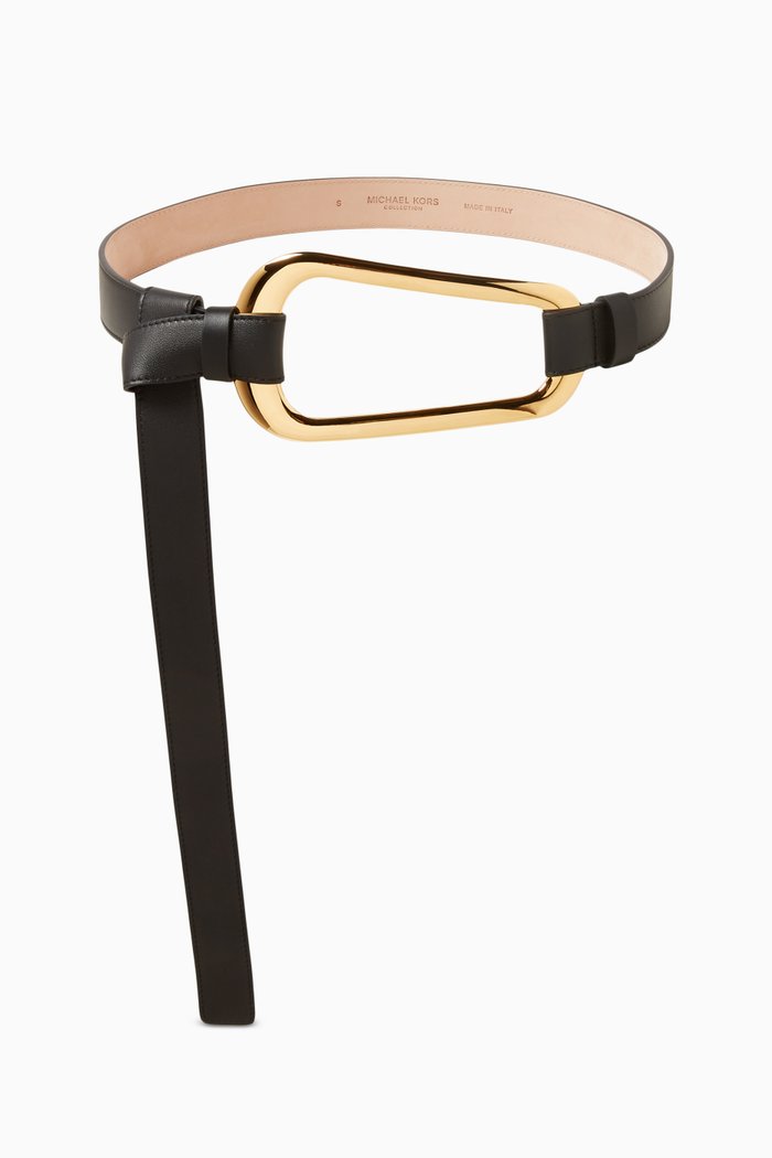 

Angelina Belt in Leather, Black