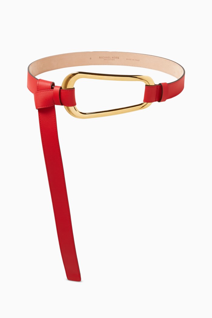 

Angelina Belt in Leather, Pink