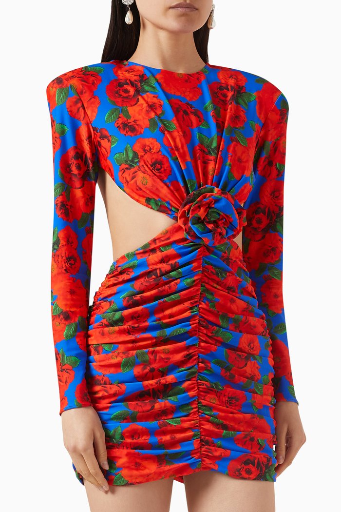 

Anthea Mini Dress in Stretch-nylon, Multicolour