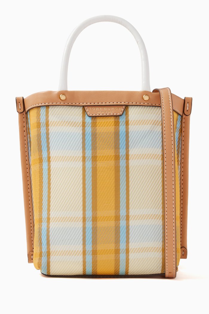 

Mini Perry Tote in Mesh, Blue