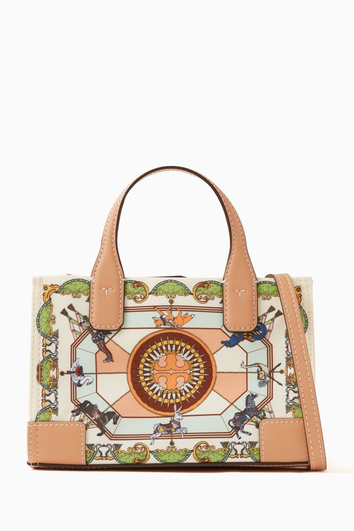 

Small Ella Printed Tote Bag in Recycled Polyester, Neutral