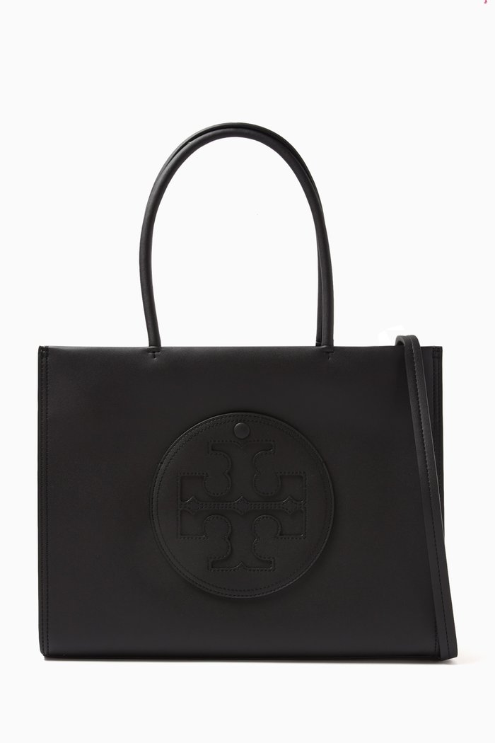 Ella Small Tote Bag in Bio-Tex™, Black