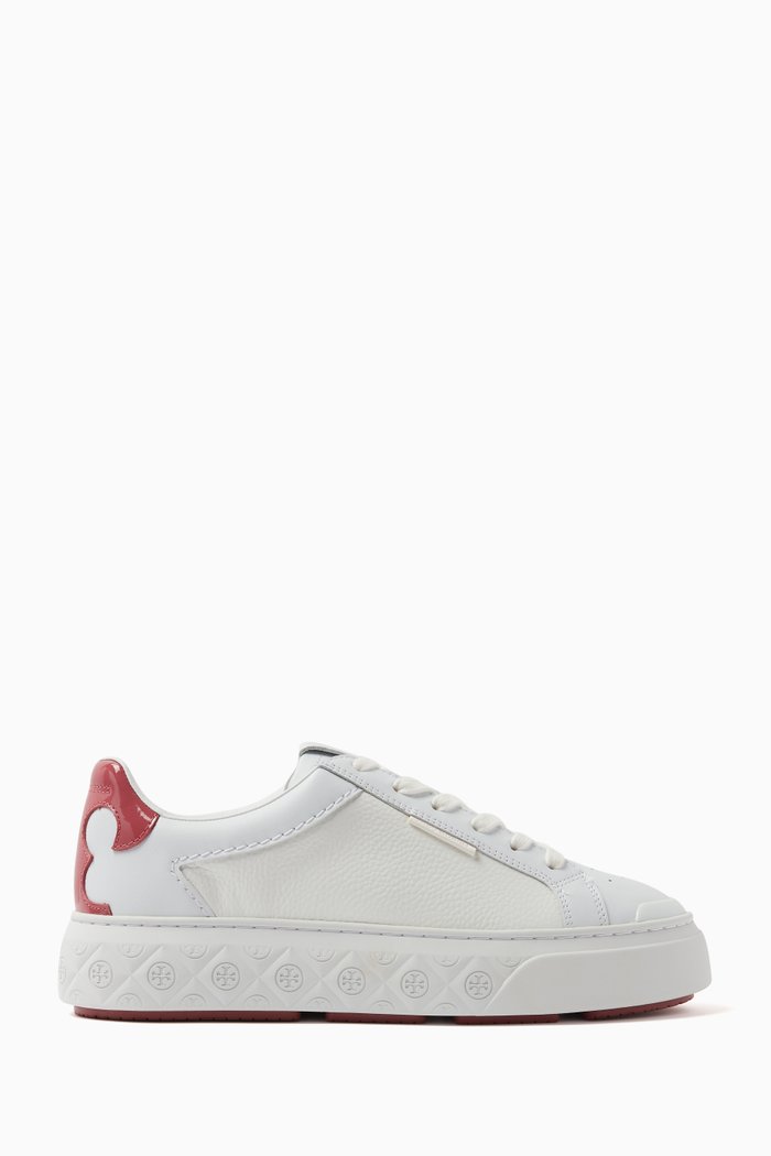 

Ladybug Logo Sneakers in Leather, White