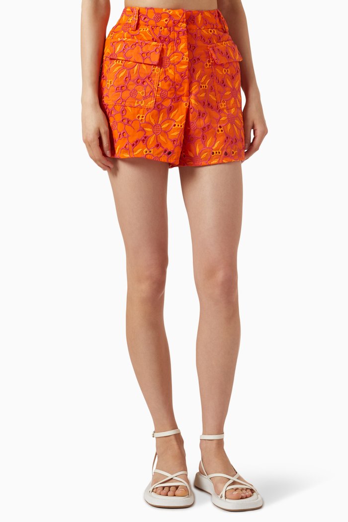 

Juana Shorts in Cotton, Orange