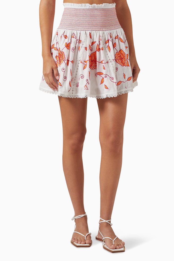 

Castro Mini Skirt, White